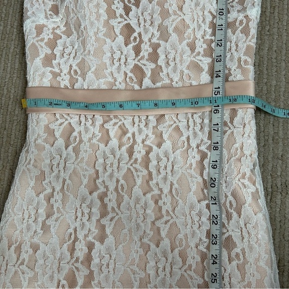 Christina Wu Lace Overlay Sleeveless Mermaid Maxi Gown - Picture 12 of 13